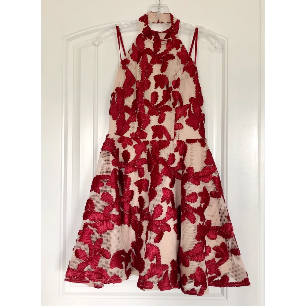 Luxxel High Neck Cocktail Dress